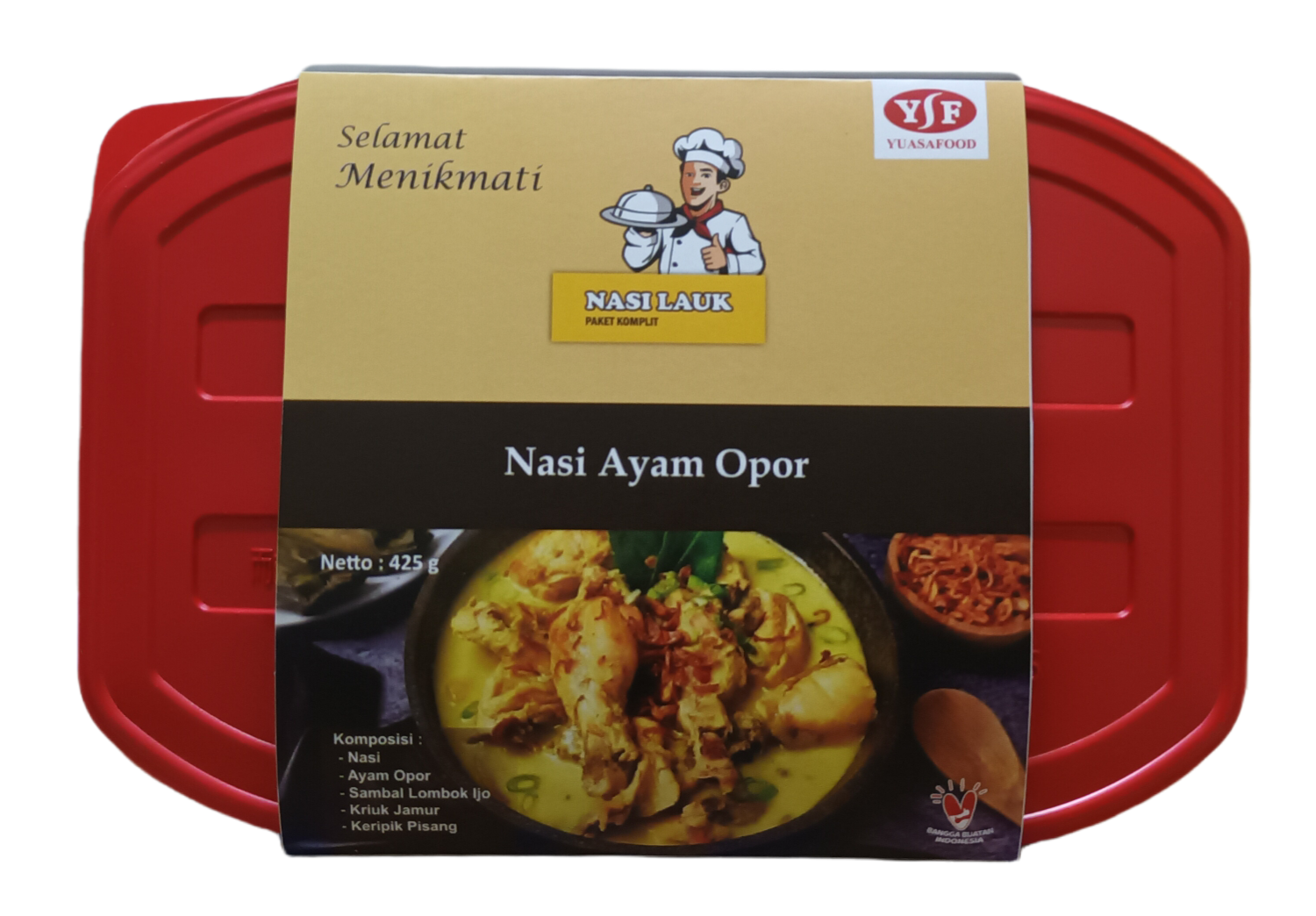 Nasi Lauk - Nasi Ayam Kecap | makanan siap saji dengan pemanas