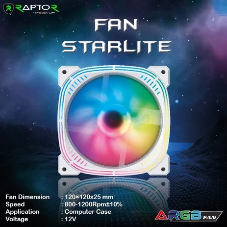 Raptor Dual RGB Fan 120mm