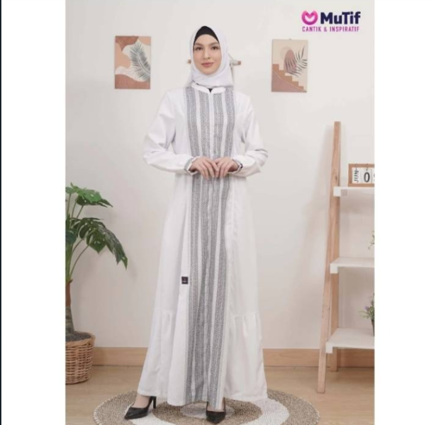 GAMIS PUTIH AZNANA ANTIQUE WHITE
