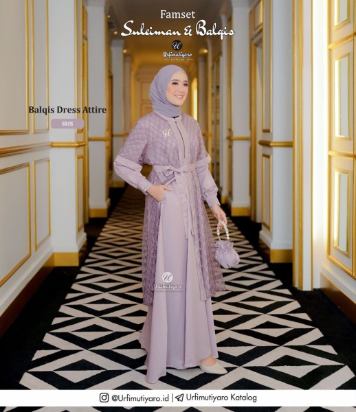 BALQIS DRESS ATTIRE IRIS