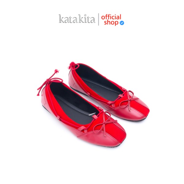 Katakita Sepatu Flat Aurel Flatshoes Red