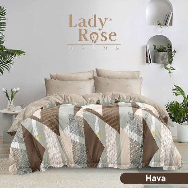 Lady Rose Prime Bedcover set 180x200 tinggi 30cm Hava