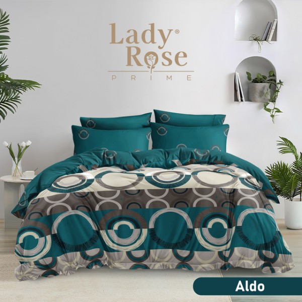 Lady Rose Prime Bedcover set 180x200 tinggi 30cm Aldo