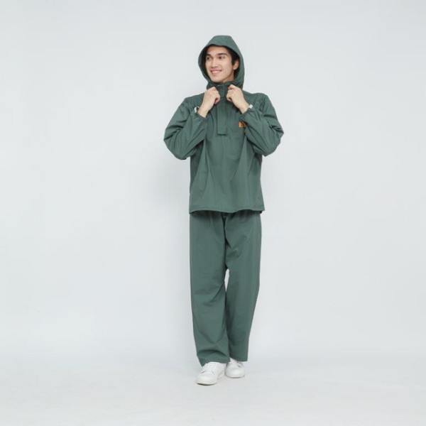 South Legend - South Legend - HIjasku Jas Hujan Setelan Pvc Tebal Pria Wanita Setelan Jumbo ALLSIZE Army