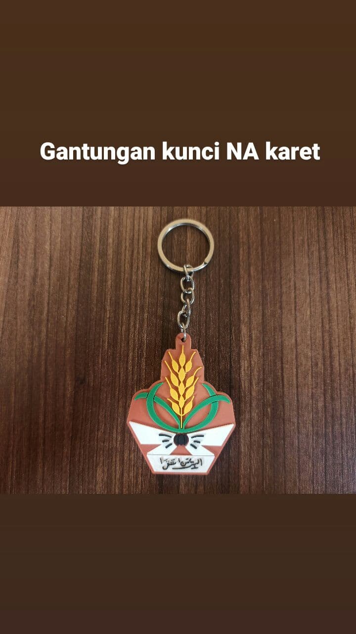 Gantungan Kunci Nasyiatul Aisyiyah (NA) Karet